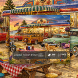 Coastal Sunset Diner Jigsaw Puzzle 1000 Pieces