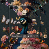 Floral Peacock Jigsaw Puzzle 1000 Pieces