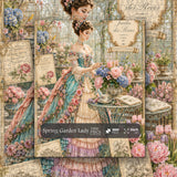 Spring Garden Lady Jigsaw Puzzle 1000 Pieces