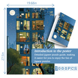 Nightlife In The Building Jigsaw Puzzle 1000 Pieces