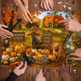 Pumpkin Patch Jigsaw Puzzle 1000 Pieces