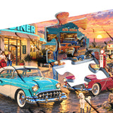 Route 66 Golden Hour Jigsaw Puzzle 1000 Pieces