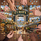 Europe Travel Adventure Jigsaw Puzzle 1000 Pieces