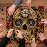 Gemstone Skull Jigsaw Puzzle 1000 Pieces