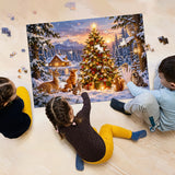 Woodland Christmas Jigsaw Puzzle 1000 Pieces