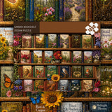 Garden Bookshelf Jigsaw Puzzle 1000 Pieces