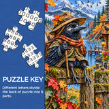 Raven Traveler Jigsaw Puzzle 1000 Pieces