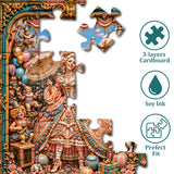 Retro Circus Carnival Jigsaw Puzzle 1000 Pieces