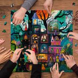 Spooky Rainy Night Jigsaw Puzzle 1000 Pieces