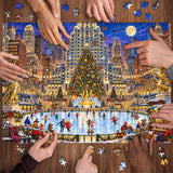 Christmas in the City Jigsaw Puzzle 1000 Pieces