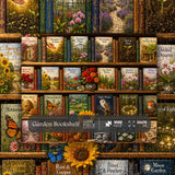 Garden Bookshelf Jigsaw Puzzle 1000 Pieces