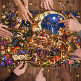 Moonlit Forest Feast Jigsaw Puzzle 1000 Pieces