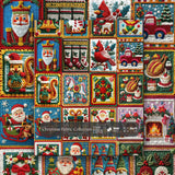Christmas Fabric Collection Jigsaw Puzzle 1000 Pieces