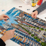 Fragmented Street Jigsaw Puzzle 1000 Pieces