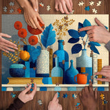 Variations in Blue Jigsaw Puzzle 1000 Pieces