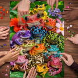 Rainforest Frog Swarm Jigsaw Puzzle 1000 Pieces