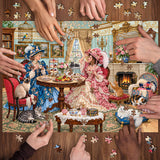 Tea, Hats & Cats Jigsaw Puzzle 1000 Pieces