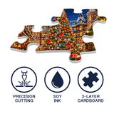 Snowy Bazaar Jigsaw Puzzle 1000 Pieces