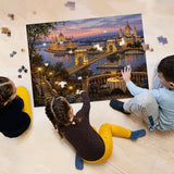 City at Dusk  Jigsaw Puzzle 1000 Pieces