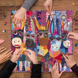 Fabric Donkey Jigsaw Puzzle 1000 Pieces