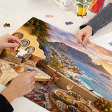 Cape Town Sunset Feast Jigsaw Puzzle 1000 Pieces