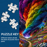 Rainbow Tornado Jigsaw Puzzle 1000 Pieces