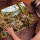Lakeside Country Bliss Jigsaw Puzzle 1000 Pieces