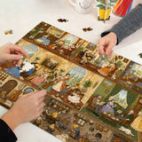 Life at the Manor Jigsaw Puzzle 1000 Pieces