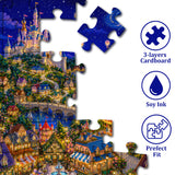 Dreamy Castle Town Jigsaw Puzzle 1000 Pieces