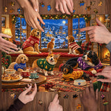Christmas Sweater Paws Jigsaw Puzzle 1000 Pieces