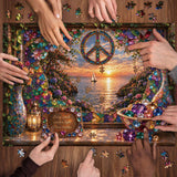 Glass Peace Jigsaw Puzzle 1000 Pieces