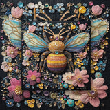 Biene unter Blüten Puzzle 1000 Teile