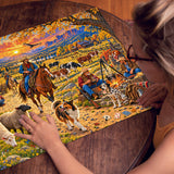 Cowboy Country Jigsaw Puzzle 1000 Pieces
