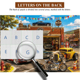 Vintage Motor Town Jigsaw Puzzle 1000 Pieces
