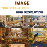 World Window Cats Jigsaw Puzzle 1000 Pieces