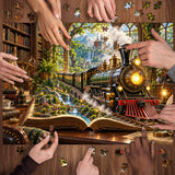Book Train Jigsaw Puzzle 1000 Pieces