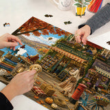 Lakeside Booktown Jigsaw Puzzle 1000 Pieces