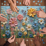 Bunte Blüten Puzzle 1000 Stücke