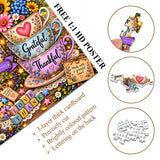Grateful Floral Cup Jigsaw Puzzle 1000 Pieces