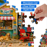 Tropical Beach Shack Jigsaw Puzzle 1000 Pieces