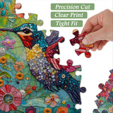 Flower & Hummingbird Jigsaw Puzzle 1000 Pieces