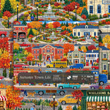 Autumn Town Life Jigsaw Puzzle 1000 Pieces