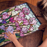 Stained Glass Iris Jigsaw Puzzle 1000 Pieces