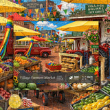 Village Farmers Market Jigsaw Puzzle 1000 Pieces