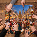 Christmas Carol Chorus Jigsaw Puzzle 1000 Pieces