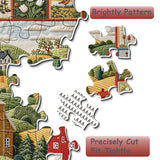 Quilted Countryside Jigsaw Puzzle 1000 Pieces