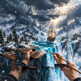 Frozen Canvas Jigsaw Puzzle 1000 Pieces