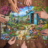 Garden Courtyard Jigsaw Puzzle 1000 Pieces