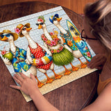 Ducks on Vacation Jigsaw Puzzle 1000 Pieces
