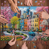 Blossom Street Jigsaw Puzzle 1000 Pieces